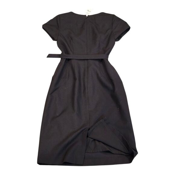 Banana Republic Factory Black Belted Pocketed Dress Size 2 - Picture 2 of 7